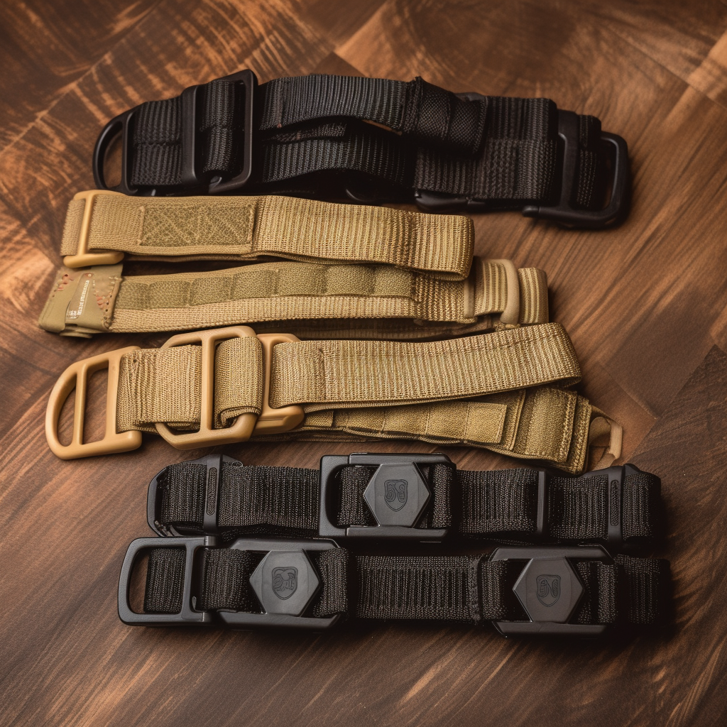 Image of some of the best tactical survival belts.