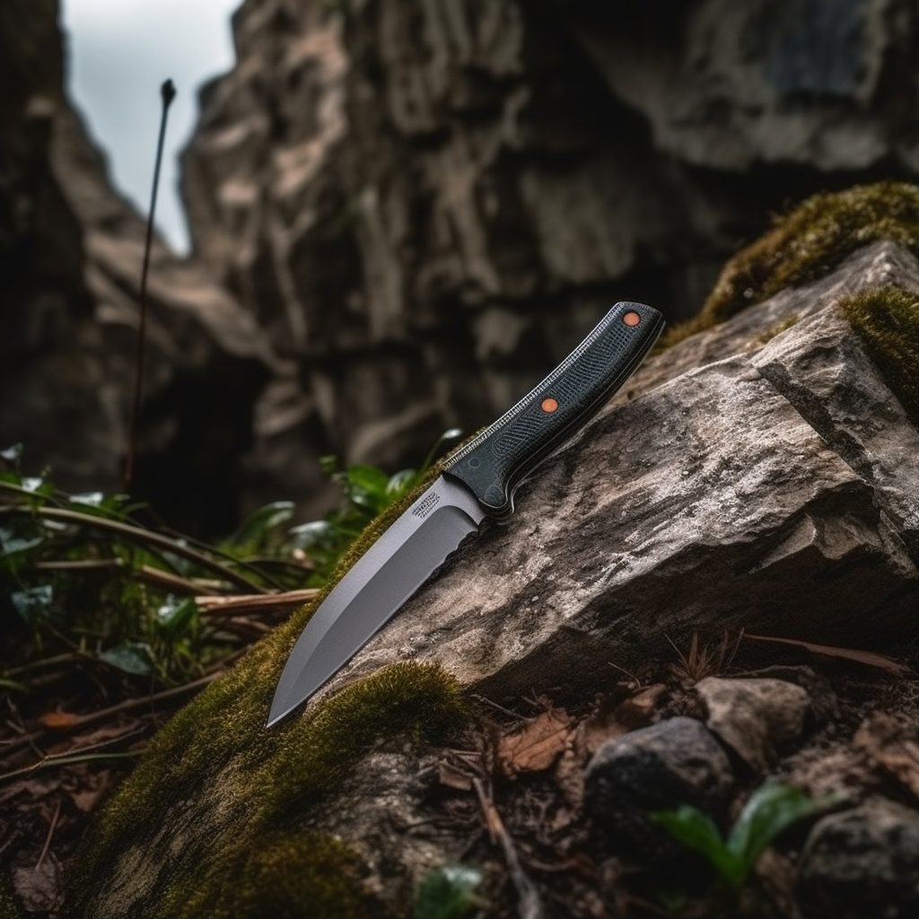 Image of a survival knife. 