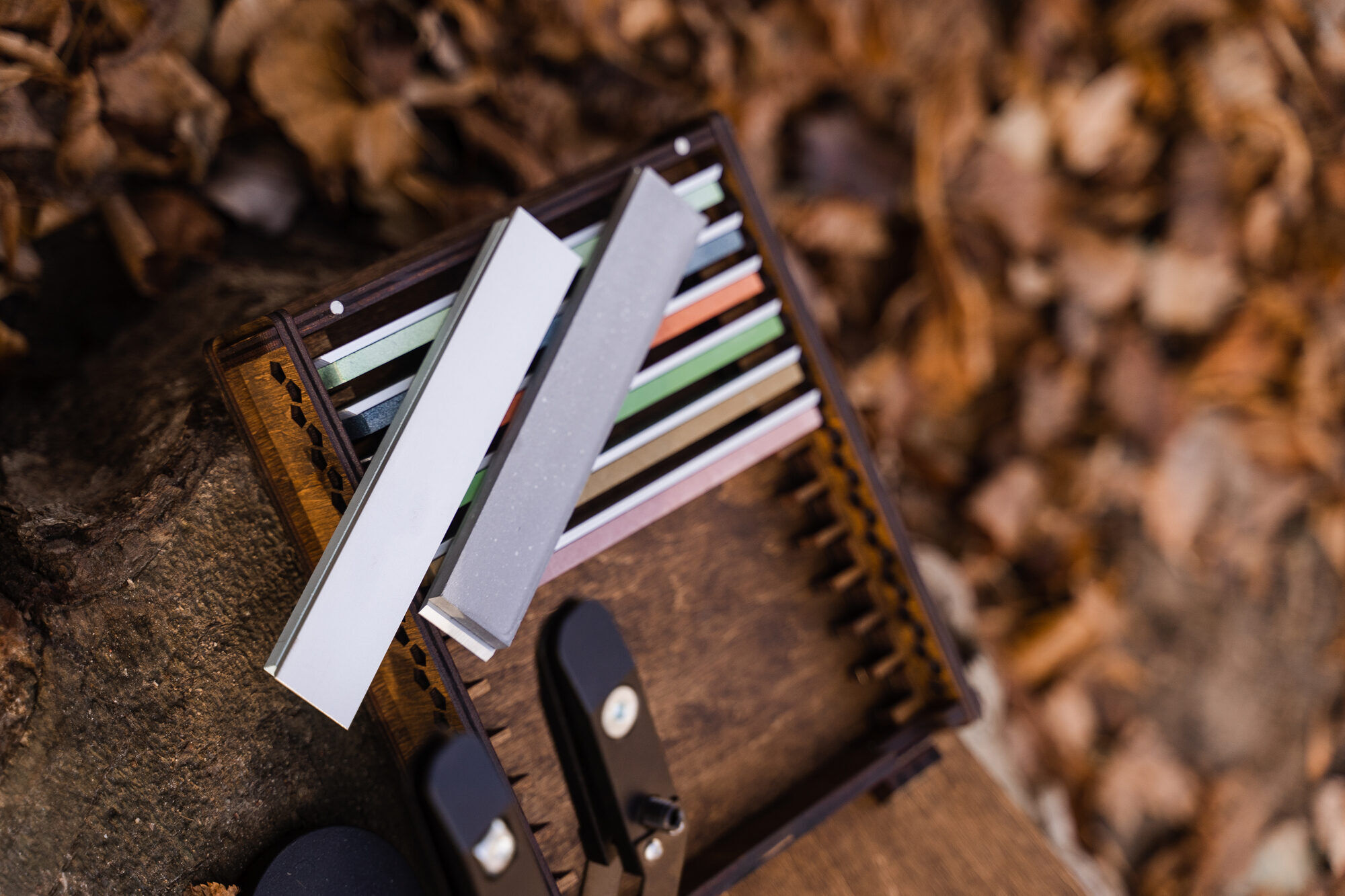 Professional knife sharpener kit.