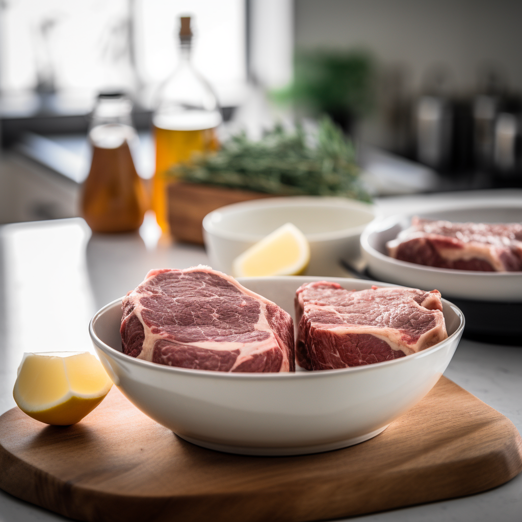 Photo of beef to be used to make tallow with the fat.