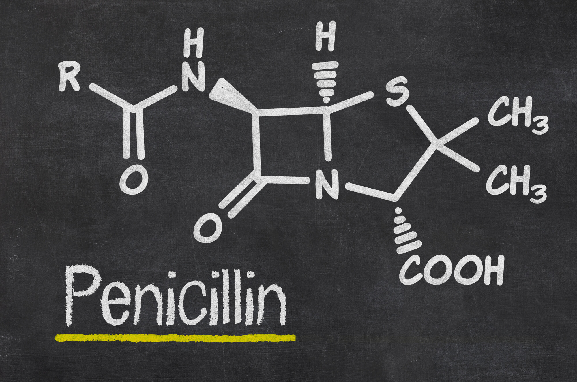 Chemical formula for penicillin