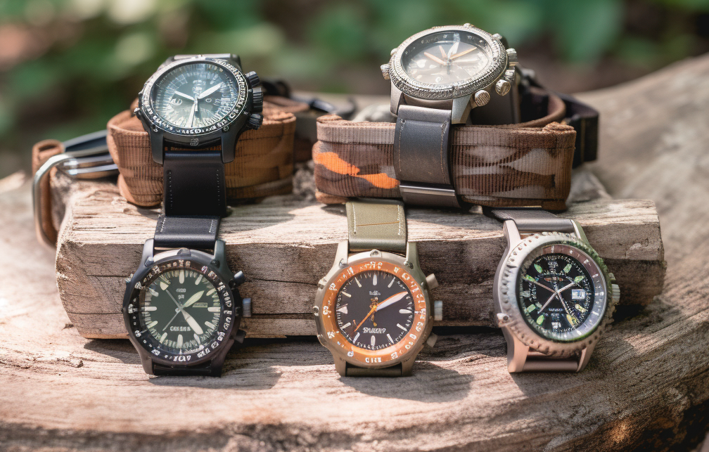 Variety of some of the best survival watches.