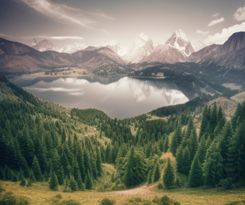 Inspirational photo of a beautiful; mountain landscape.